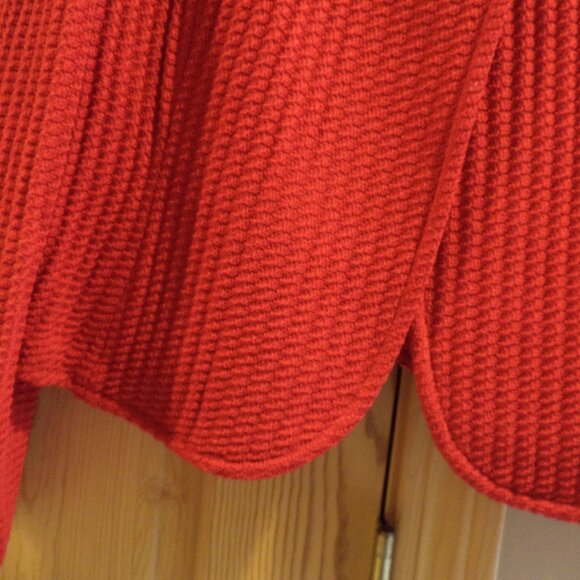 St. John Jacket Rope Knit Shawl Jacket~Top Buttons Closure Roll Collar Size: S - Picture 7 of 10